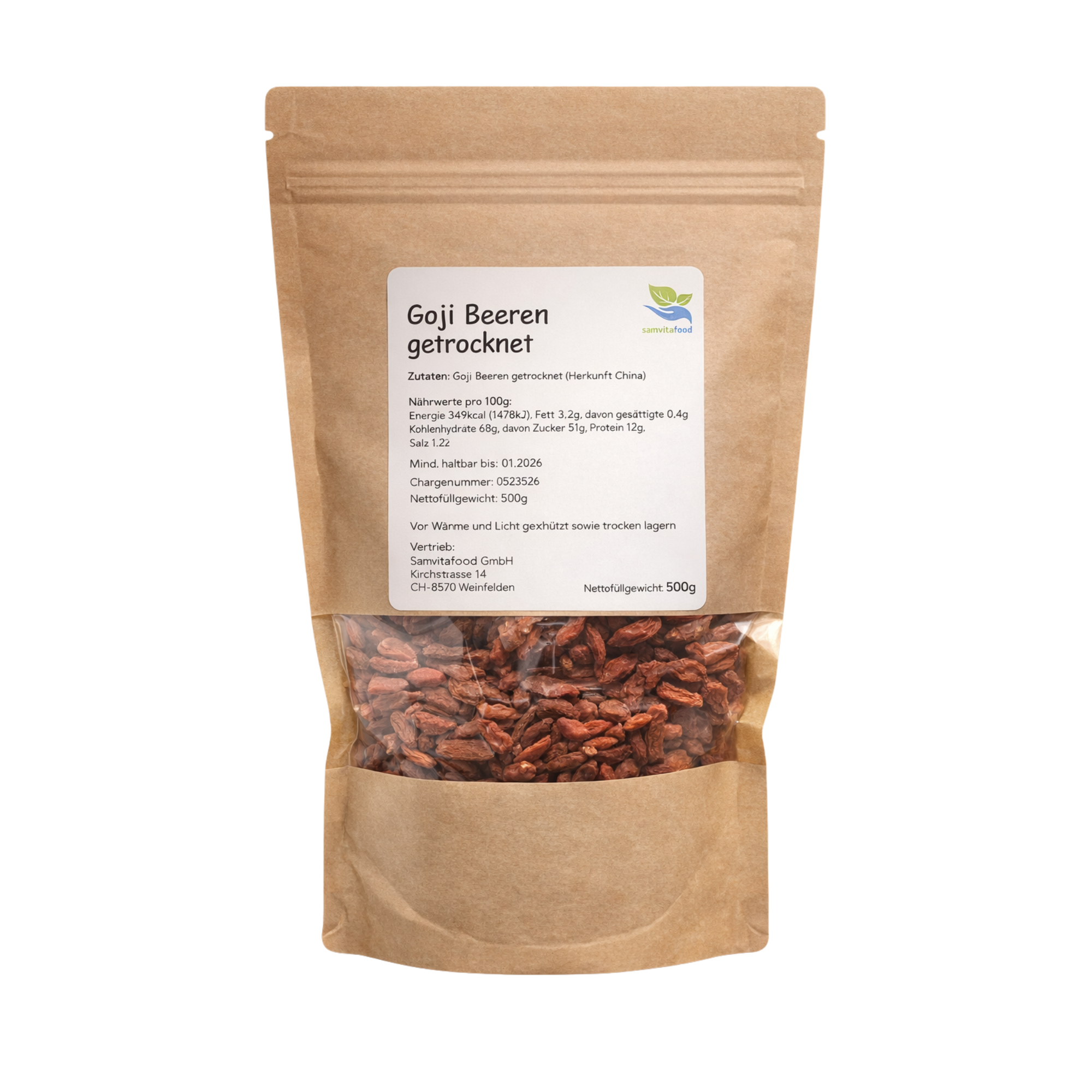 Goji-Beeren getrocknet 300g