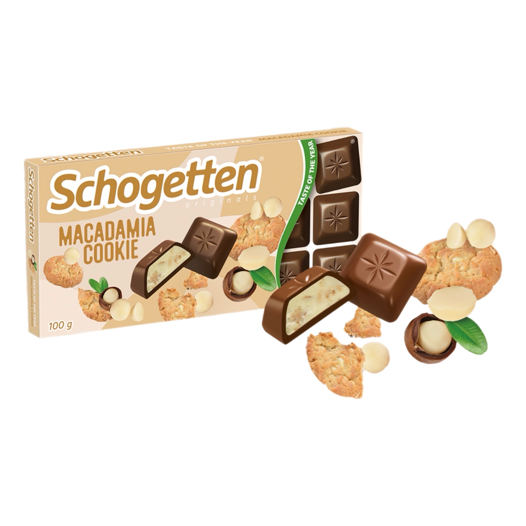 Biscuit aux noix de macadamia Schogetten 100 g 