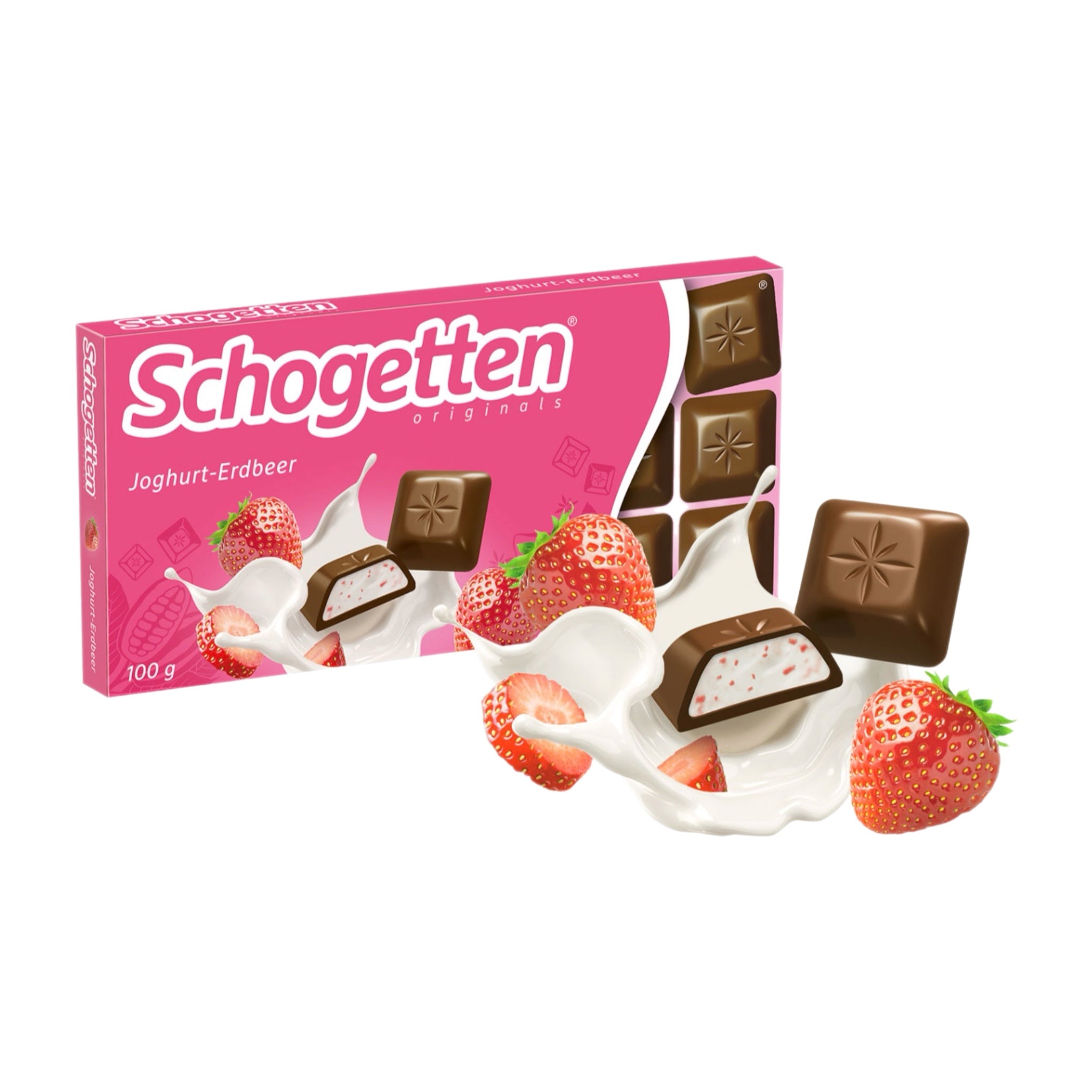 Schogetten Yogurt-Strawberry 100g