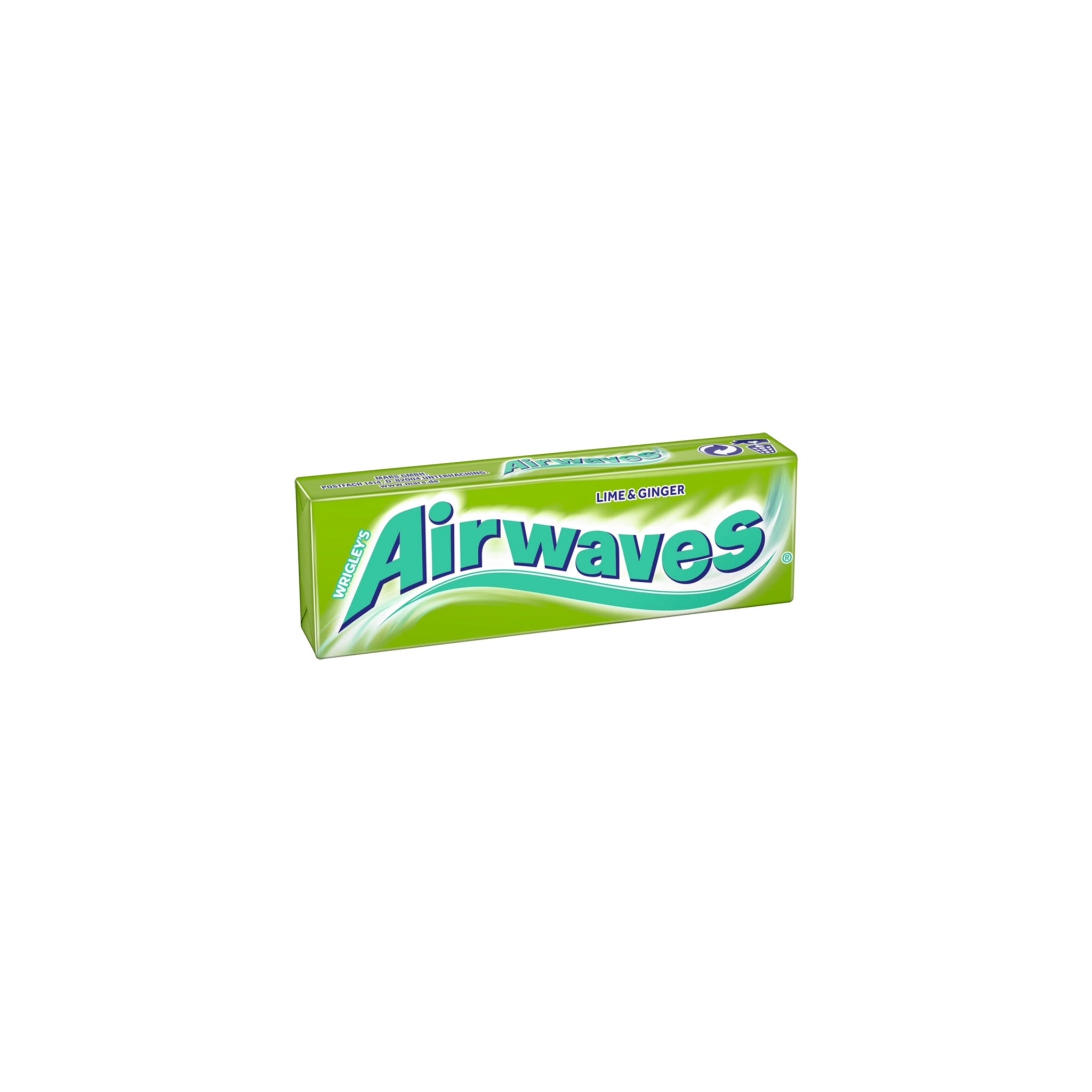 Airwaves Kaugummi - Lime & Ginger 14g