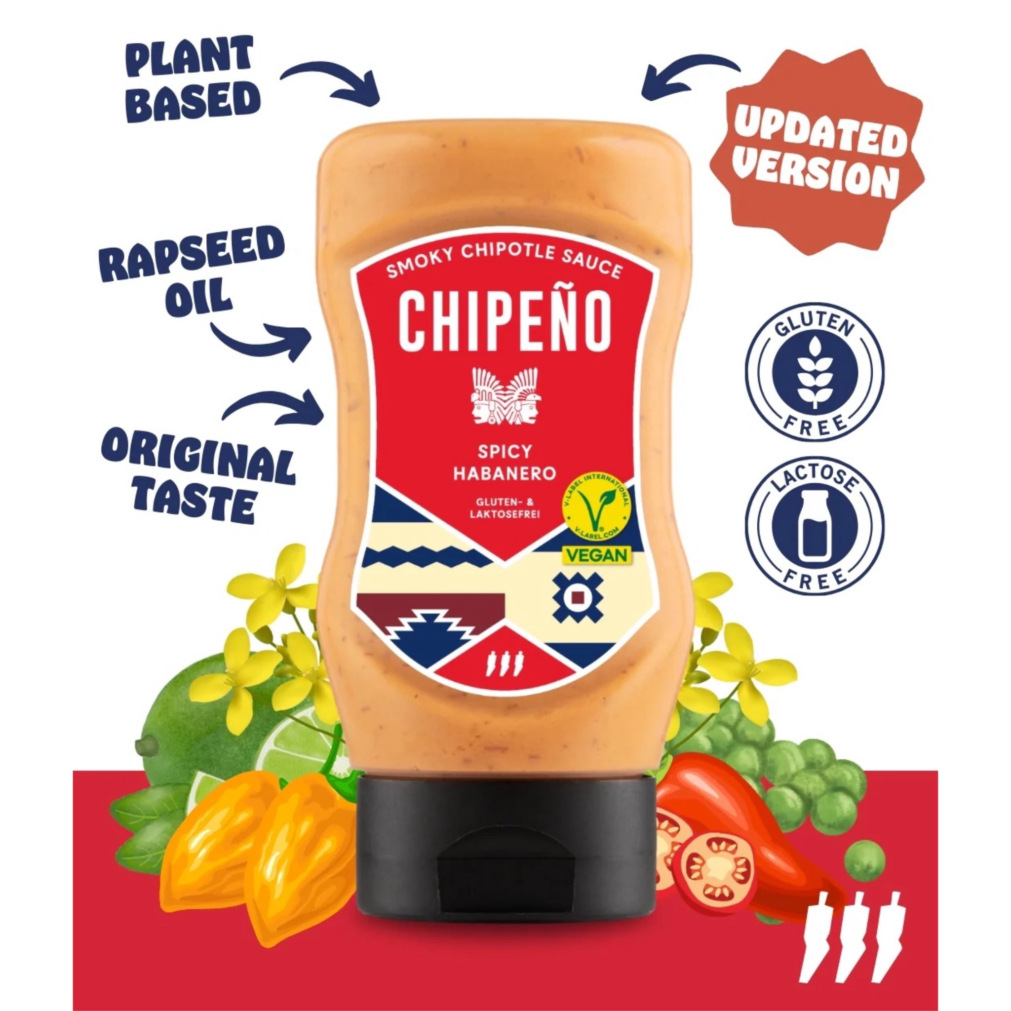 Chipeño Spicy Habanero Sauce 300ml
