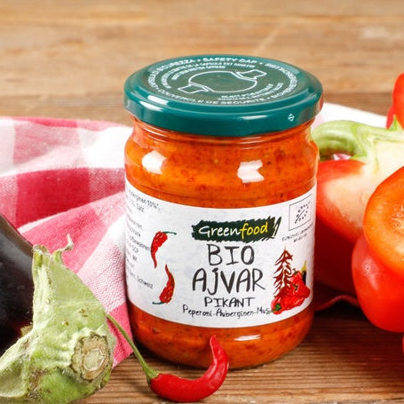 Ajvar Peperoni-Auberginen-Mus pikant Bio 245g