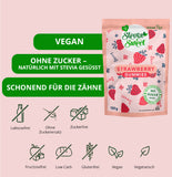 Gummibärchen Erdbeeren ohne Zucker 100g