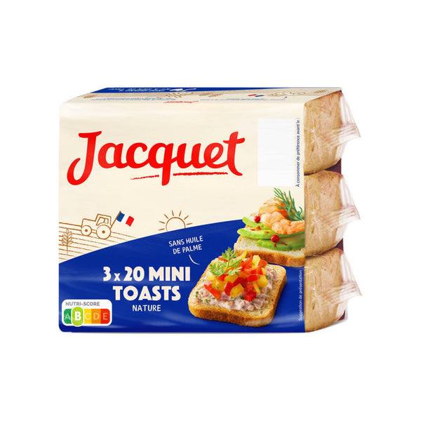 Mini toasts 3 x 20 pièces - 255g