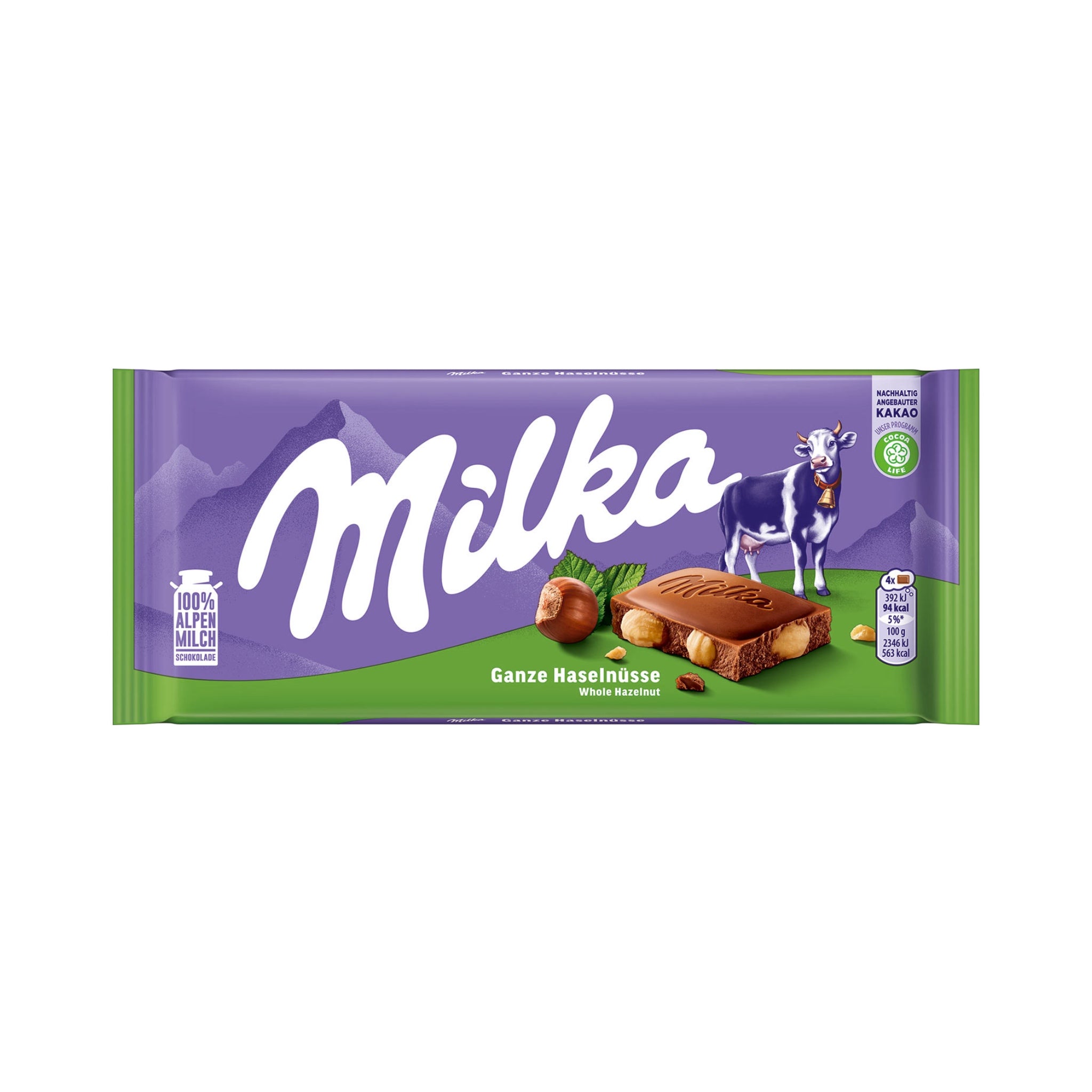Noisettes entières Milka 100 g