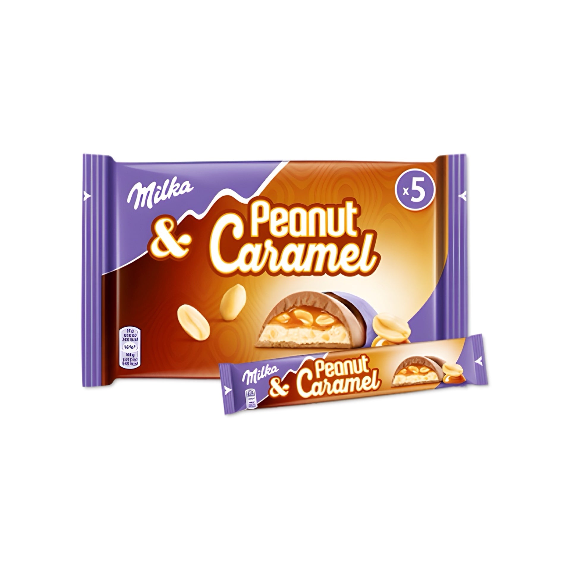 Milka & Peanut Caramel 185g