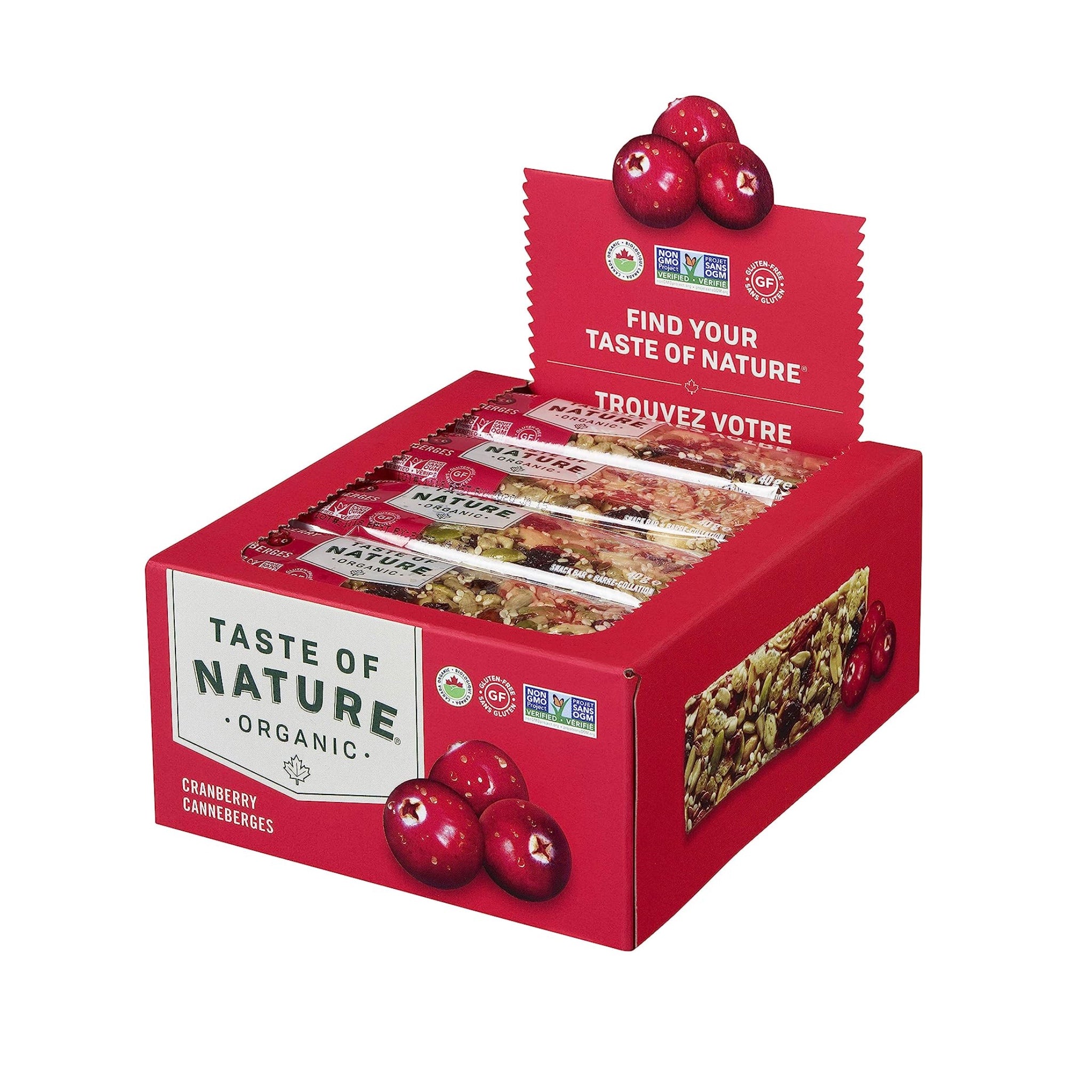 Organic Pomegranate Bars 16 x 40g