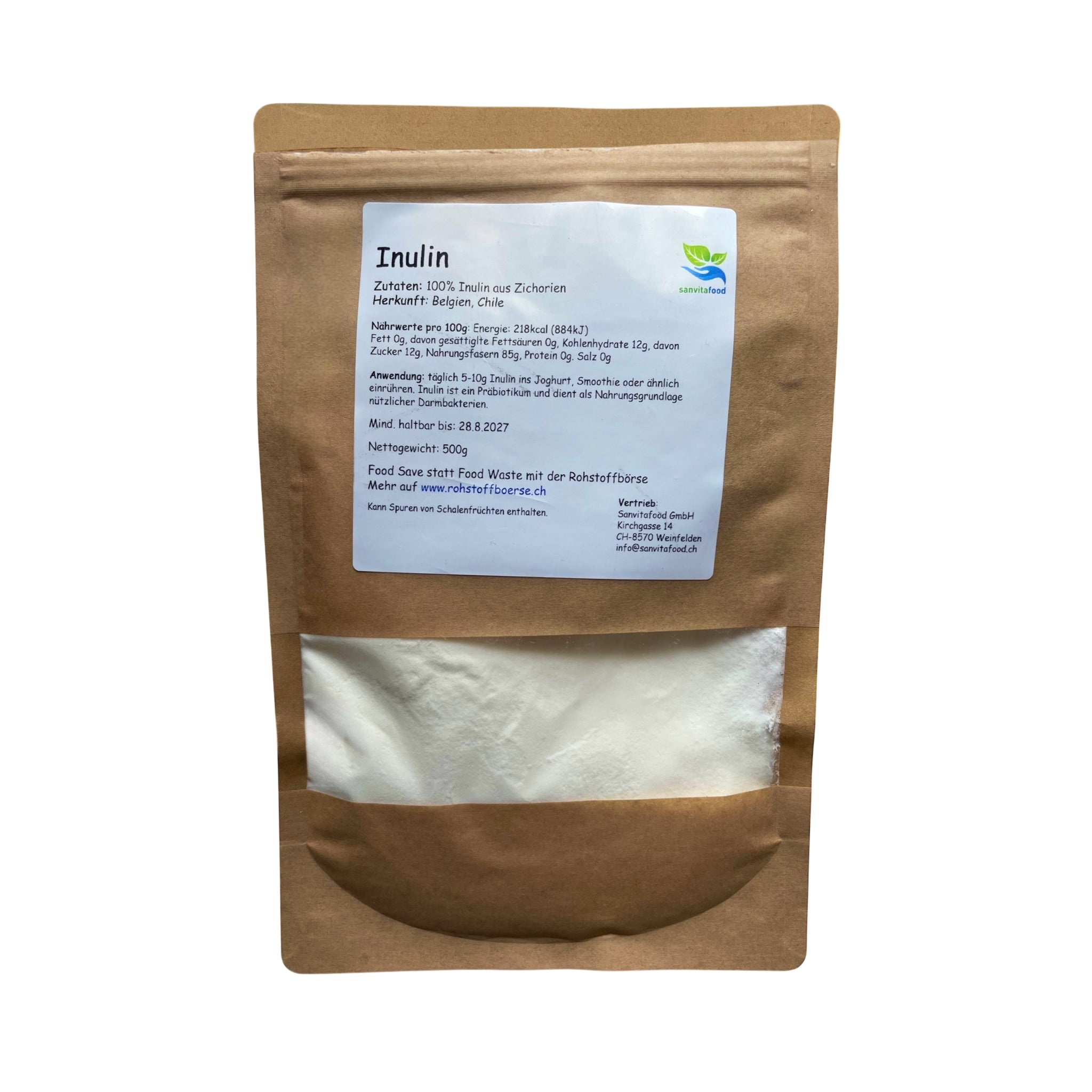 Poudre d'inuline 500 g