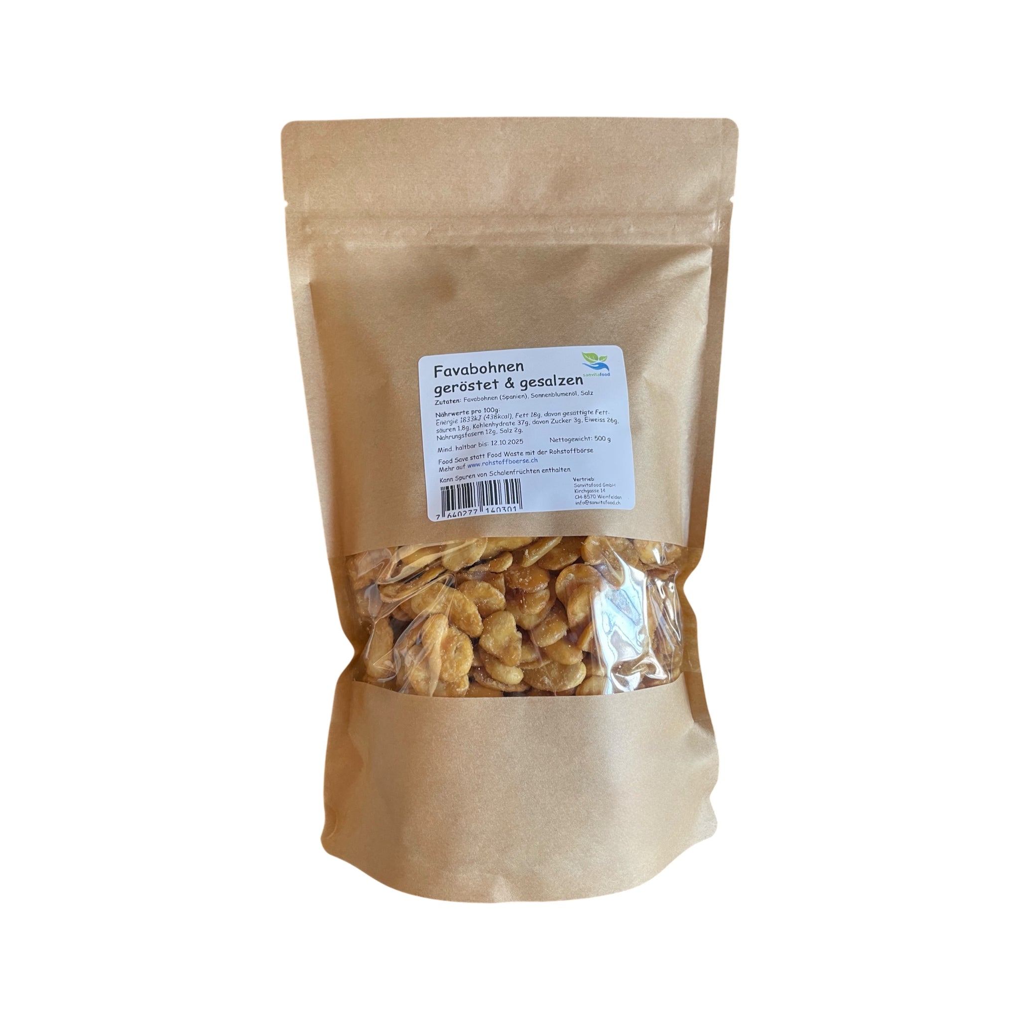 Fèves grillées et salées 500g