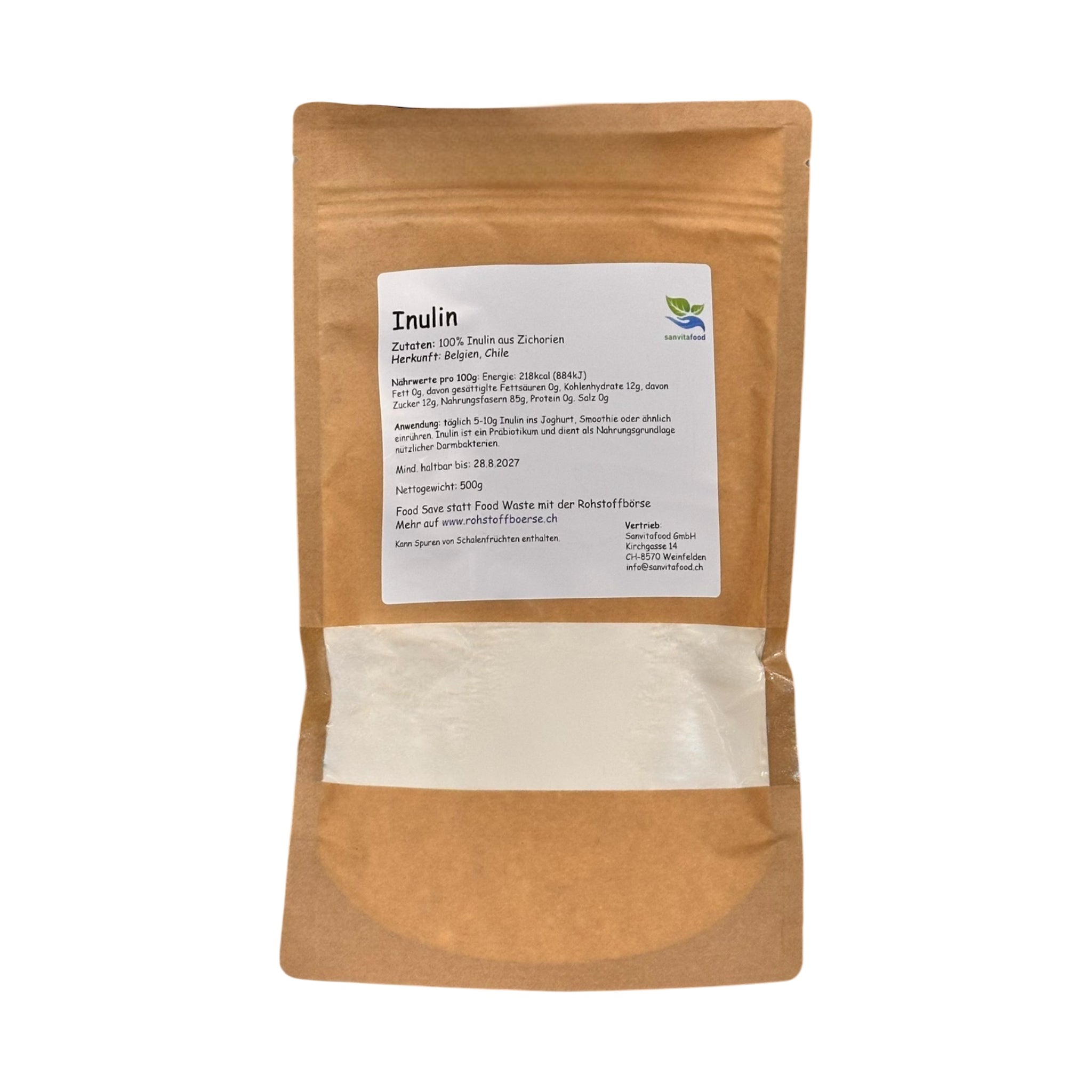 Poudre d'inuline 500 g