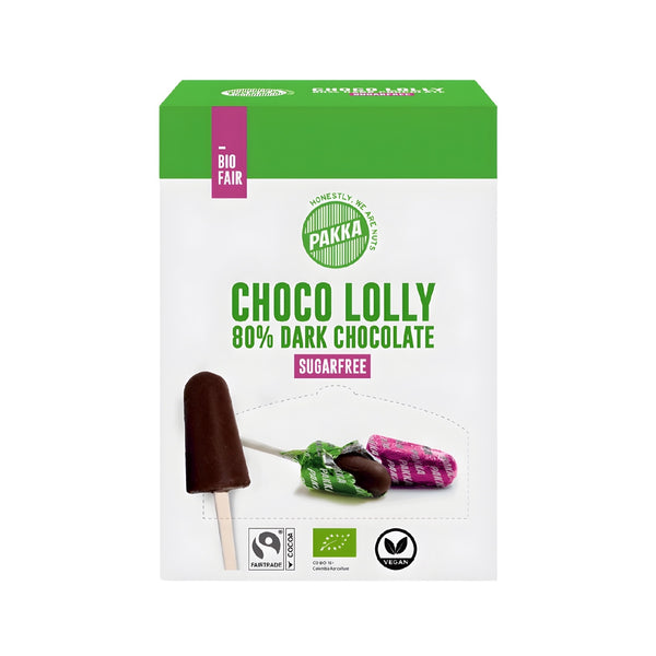 Schokoladen-Lolly zuckerfrei Bio 60 Stk. à 7g