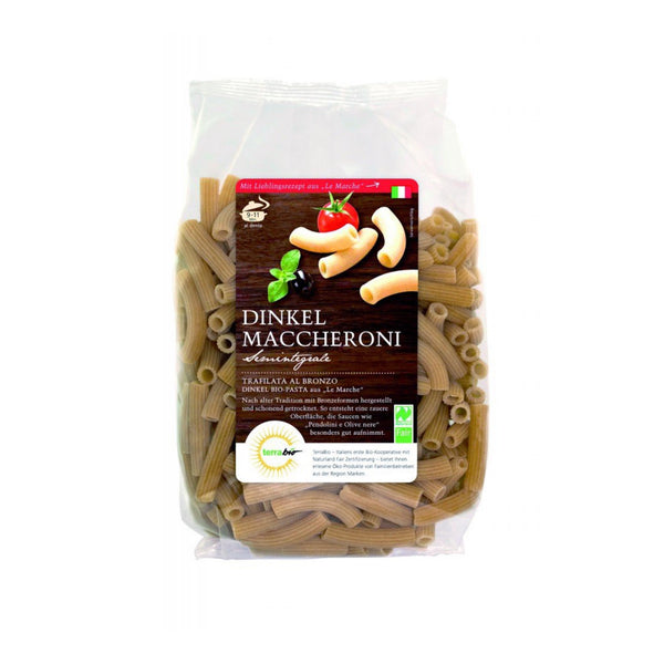 Maccheroni semi-whole grain spelled organic 500g