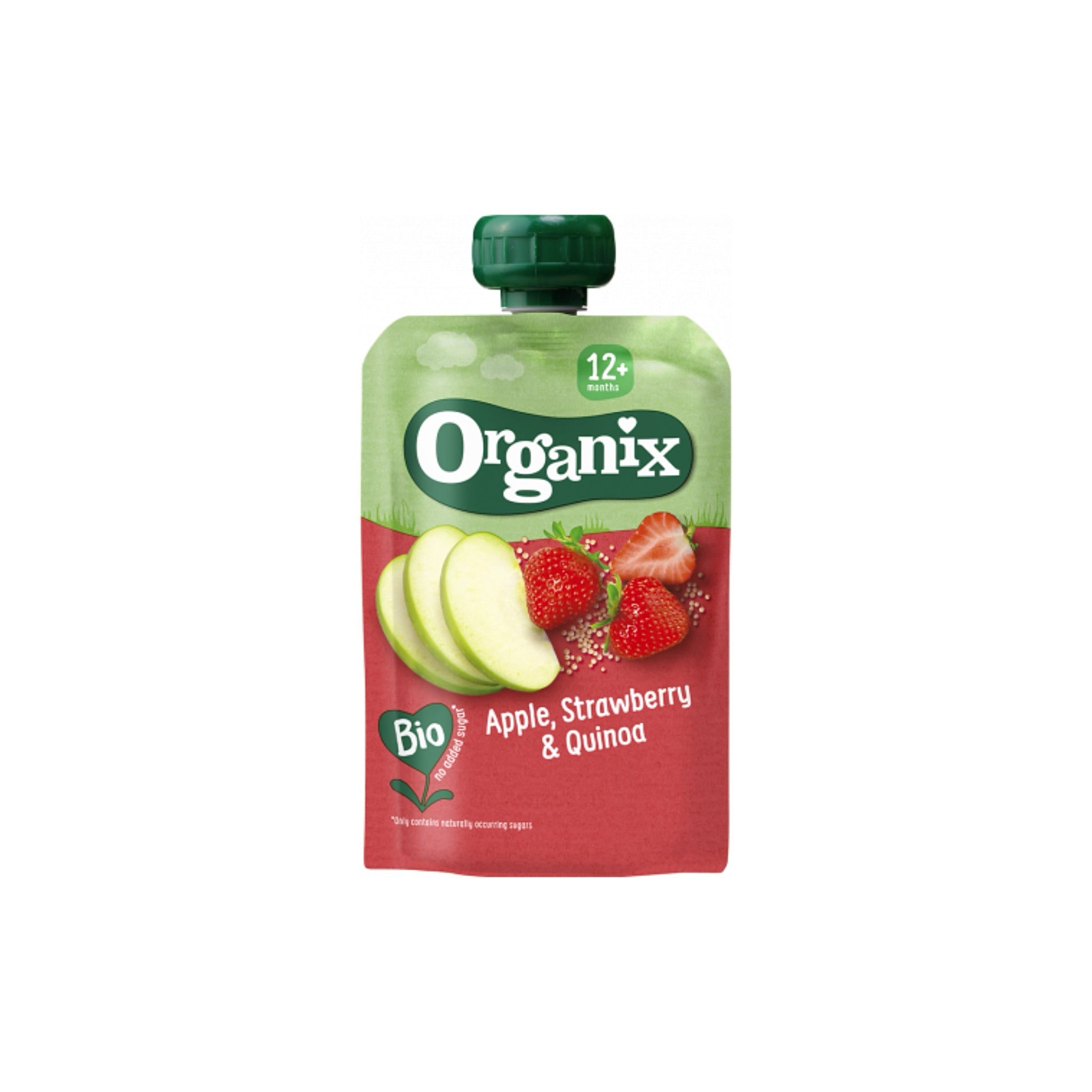 Pomme, fraise et quinoa bio 100 g