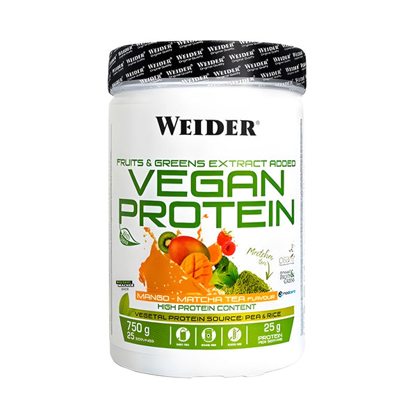 Veganes Protein Pulver Mango-Matcha 750g
