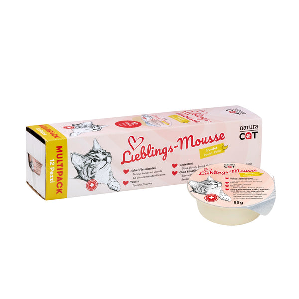 Cat food favorite mousse chicken 12 x 85g