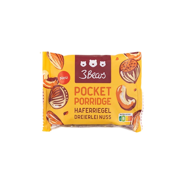Pocket Porridge - dreierlei Nuss 55g
