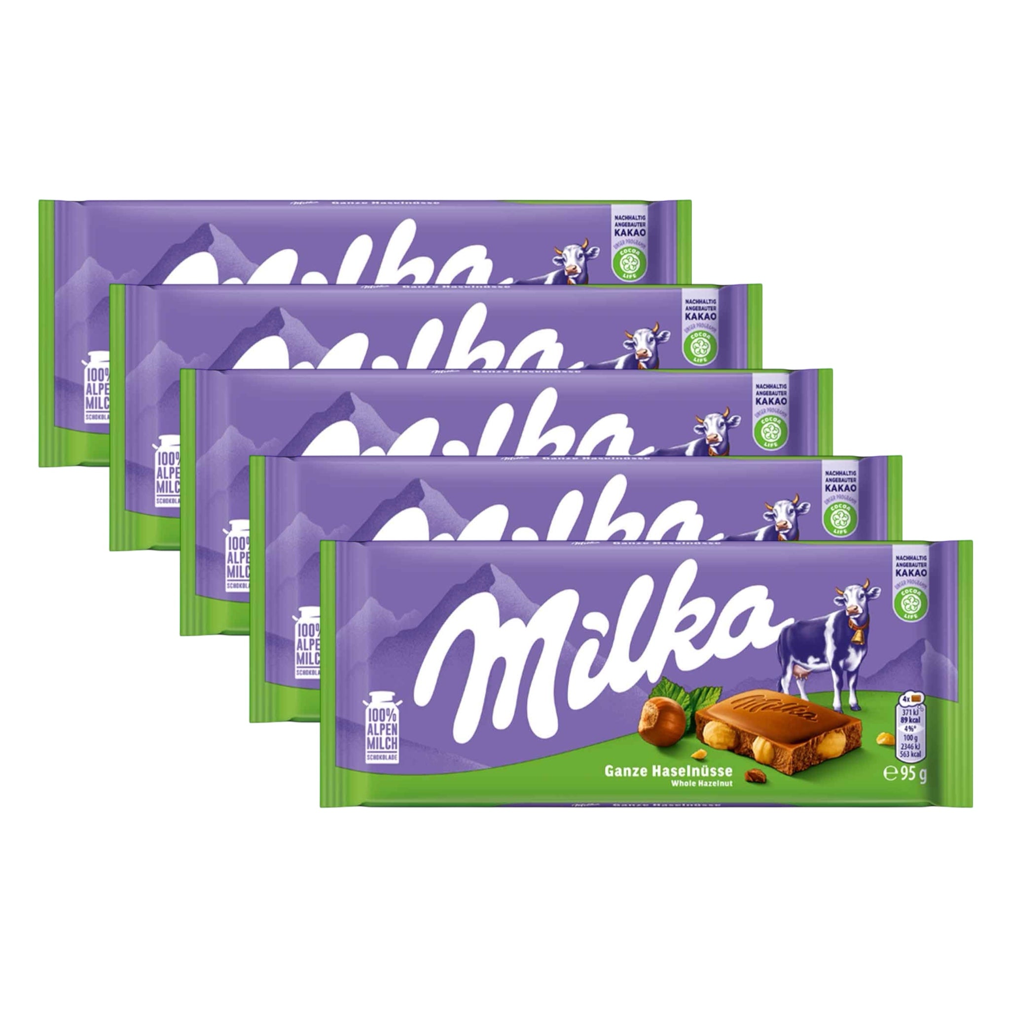 Milka Ganze Haselnüsse 5er Pack 475g