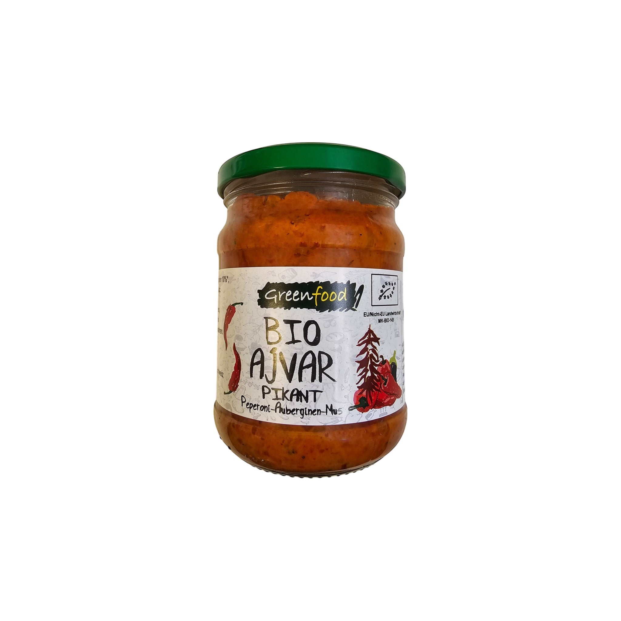 Ajvar Peperoni-Auberginen-Mus pikant Bio 245g