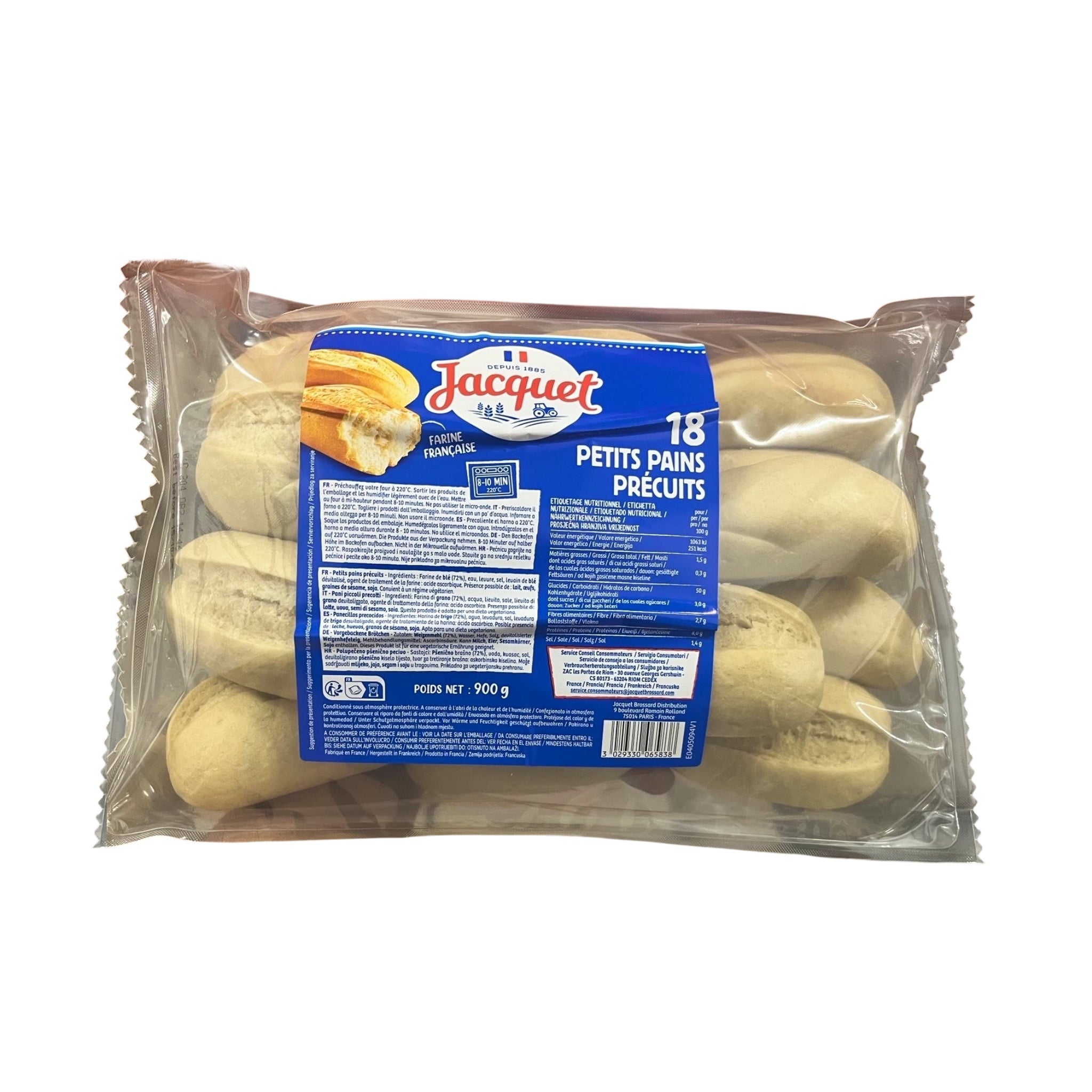 Petits Pains Nature 18er Pack - 900g