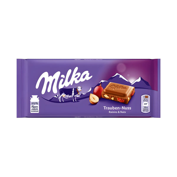 Milka Trauben-Nuss Schokolade 100g