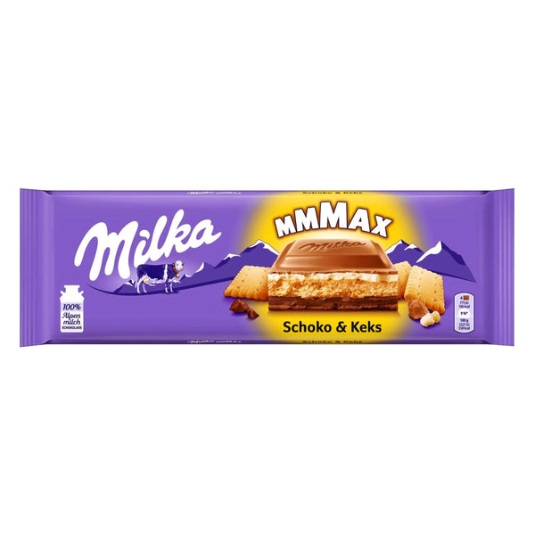 Milka chocolate & biscuit 300g