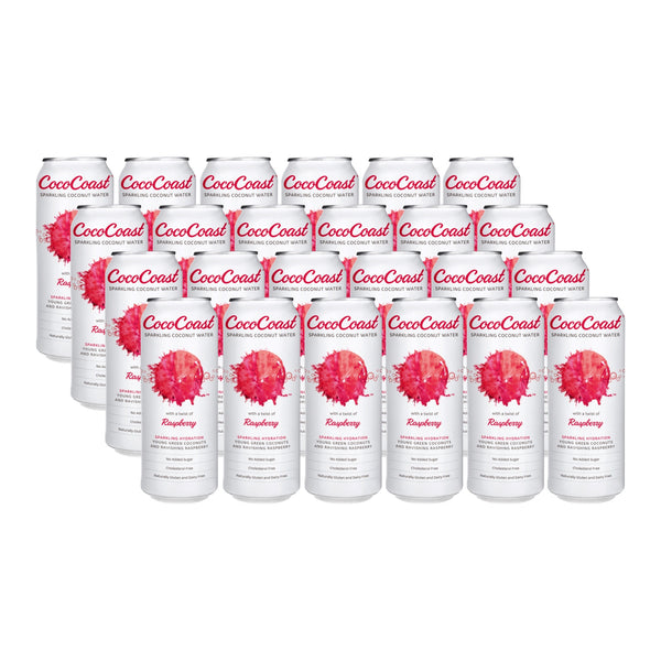 Coconut Water Raspberry Sparkling 24 x 320ml