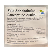 Edle Schokoladen-Couverture dunkel 75g