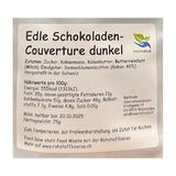 Edle Schokoladen-Couverture dunkel 75g