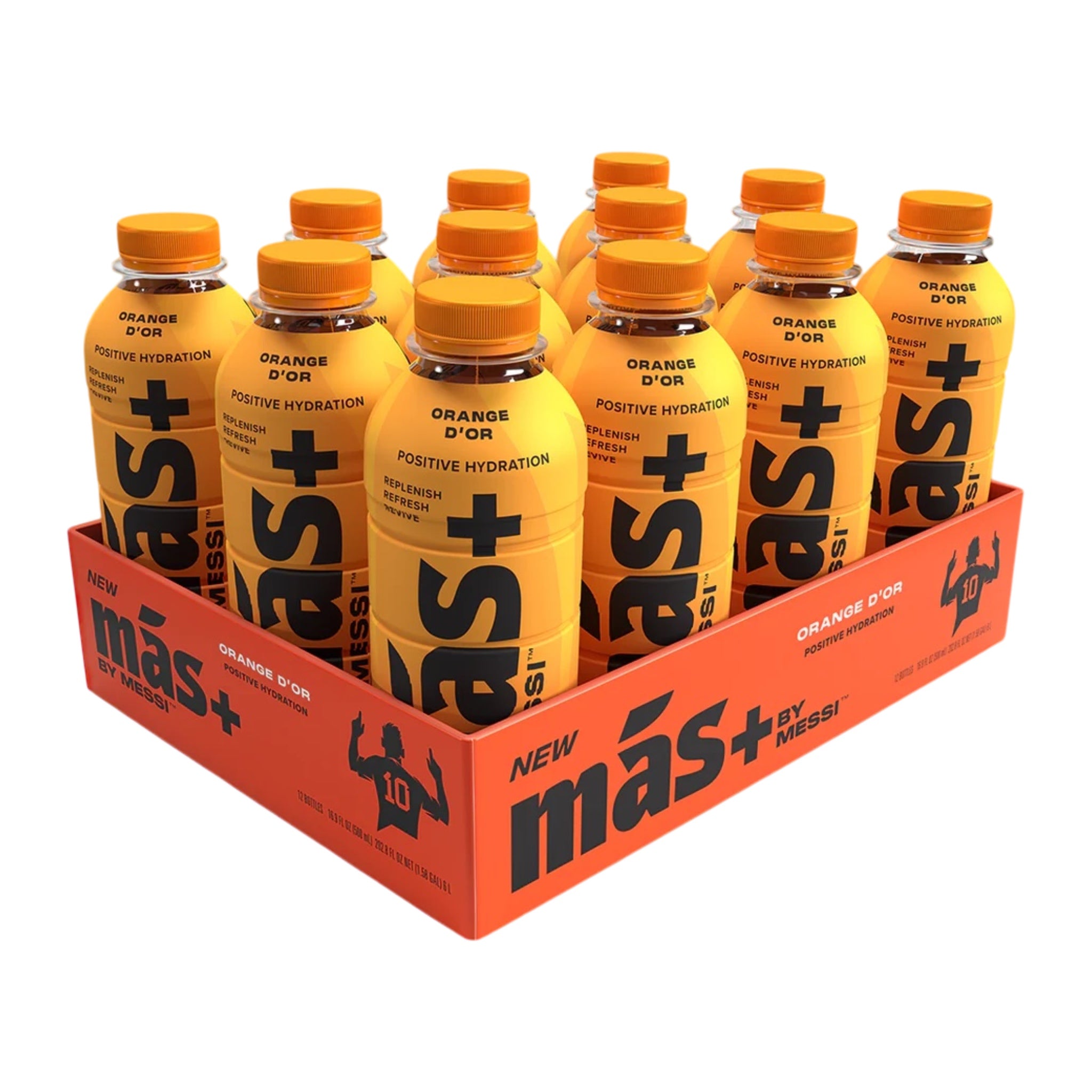 Más+ de Messi Orange d'Or 12 x 500 ml