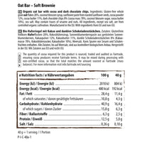 Oat Bar - Soft Brownie Bio 12 x 40g