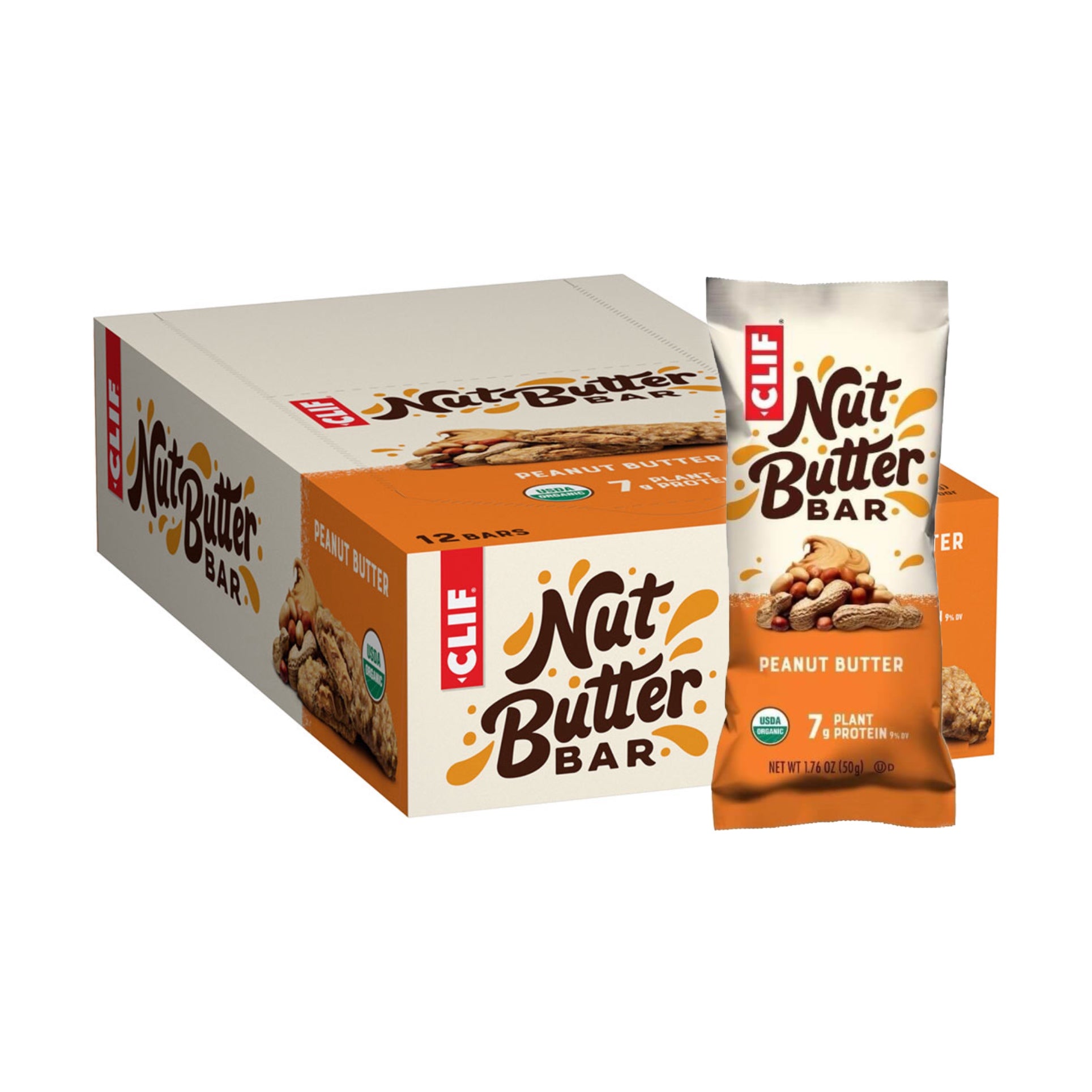 CLIF Bar Peanut Butter Bio 12 x 50g