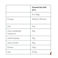 Milchschokolade Caramel Sea Salt 41% Bio 91g