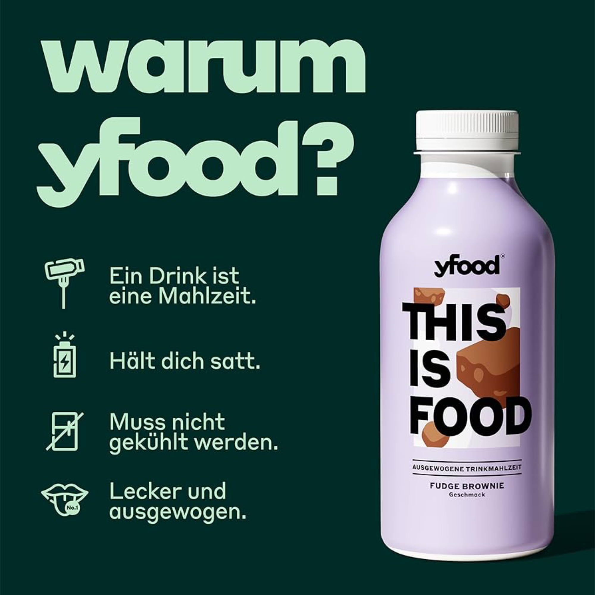 Trinkmahlzeit Fudge Brownie 6 x 500ml