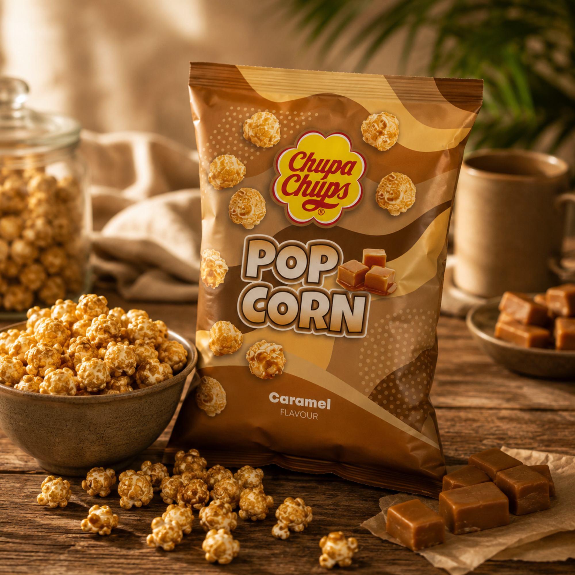 Chupa Chups Popcorn Caramel 90g 