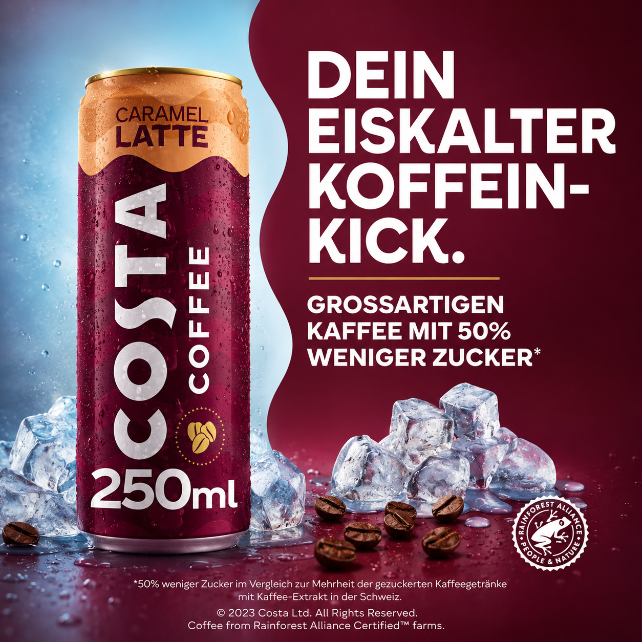 Costa Coffee Caramel Latte 12 x 250ml