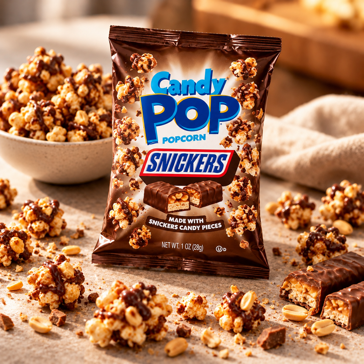 Snickers Popcorn Mini 28g