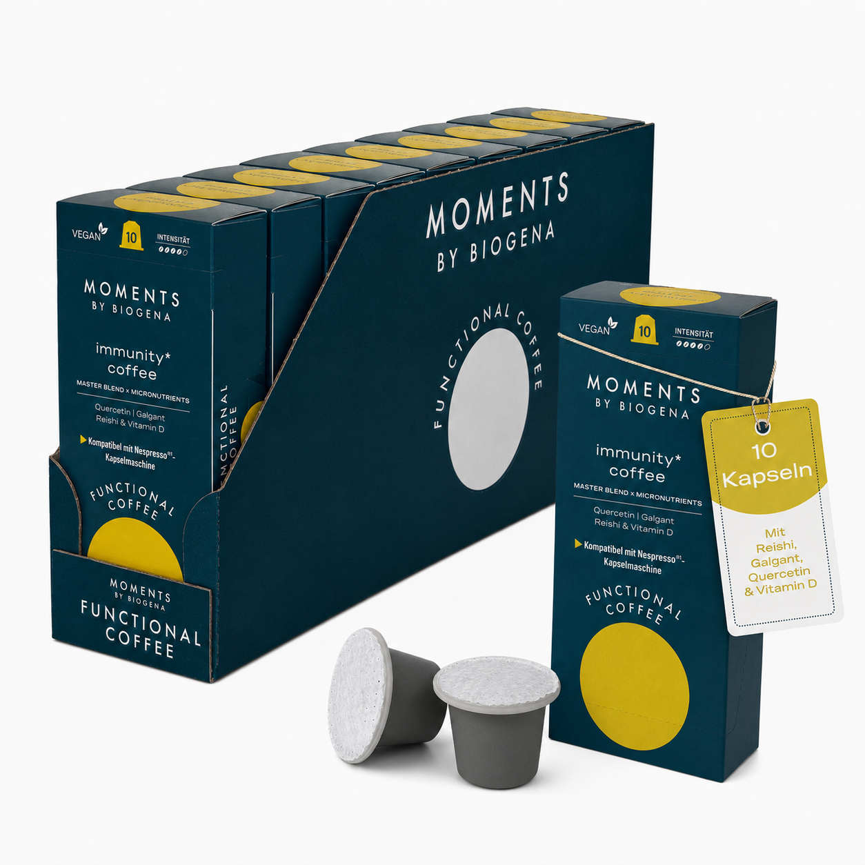 Kaffeekapseln Functional Coffee - Immunity Coffee 10 x 55g