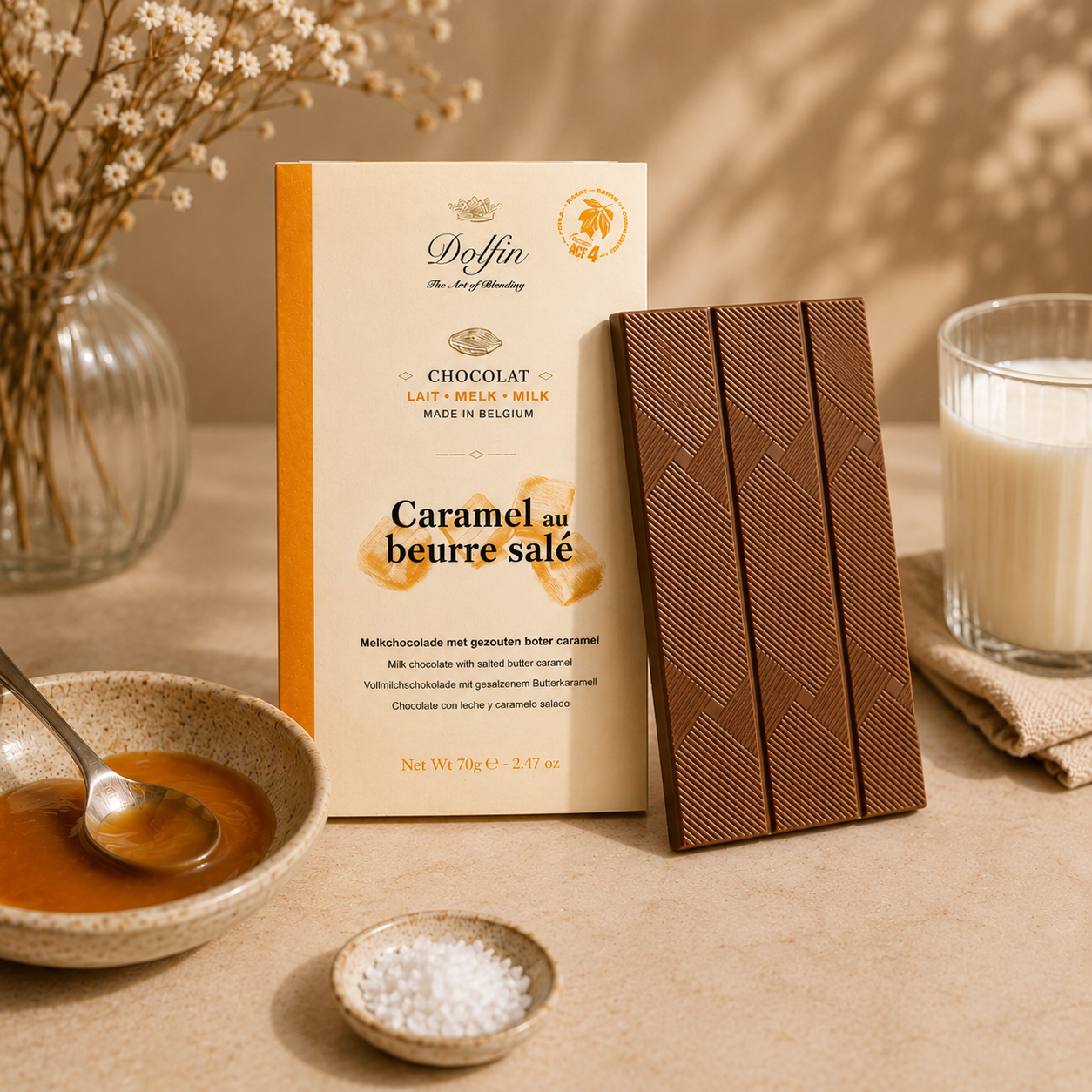 Milchschokolade Caramel au Beurre Salé 70g