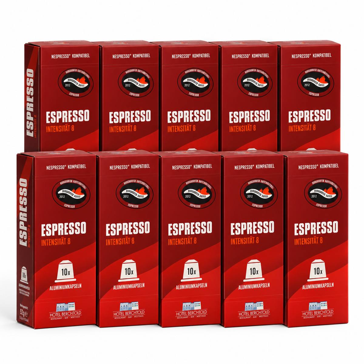 Kaffeekapseln Espresso - 10 x 10 Kapseln