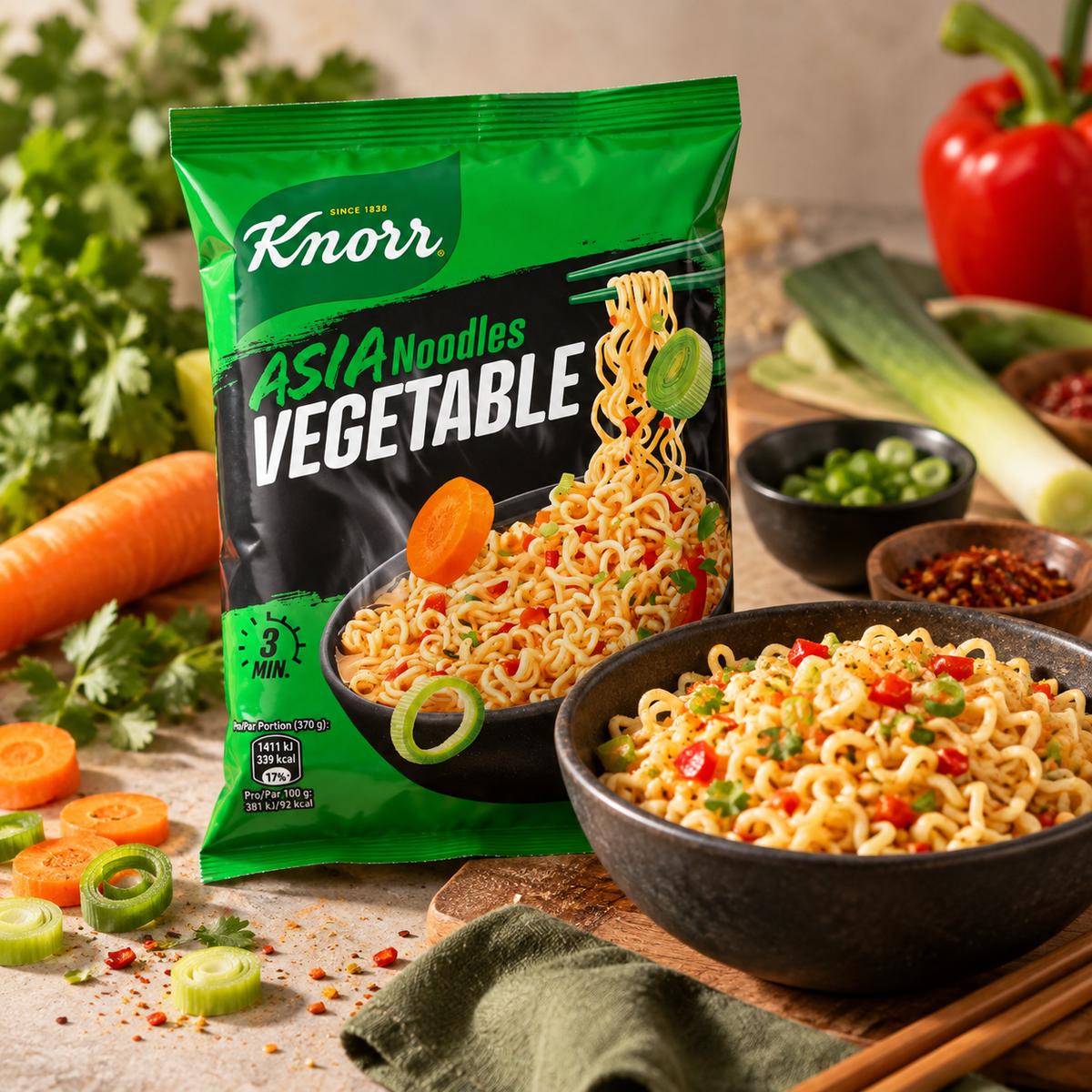 Knorr Asia Noodles Vegetable Taste 70g