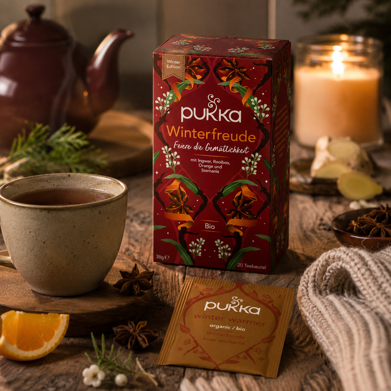 Pukka Tea Winter Warmer Organic - 4 x 20 sachets