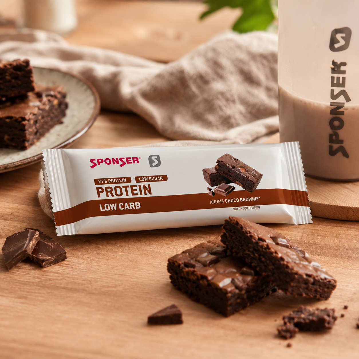 Protein Choco Brownie Bar - Low Carb 50g