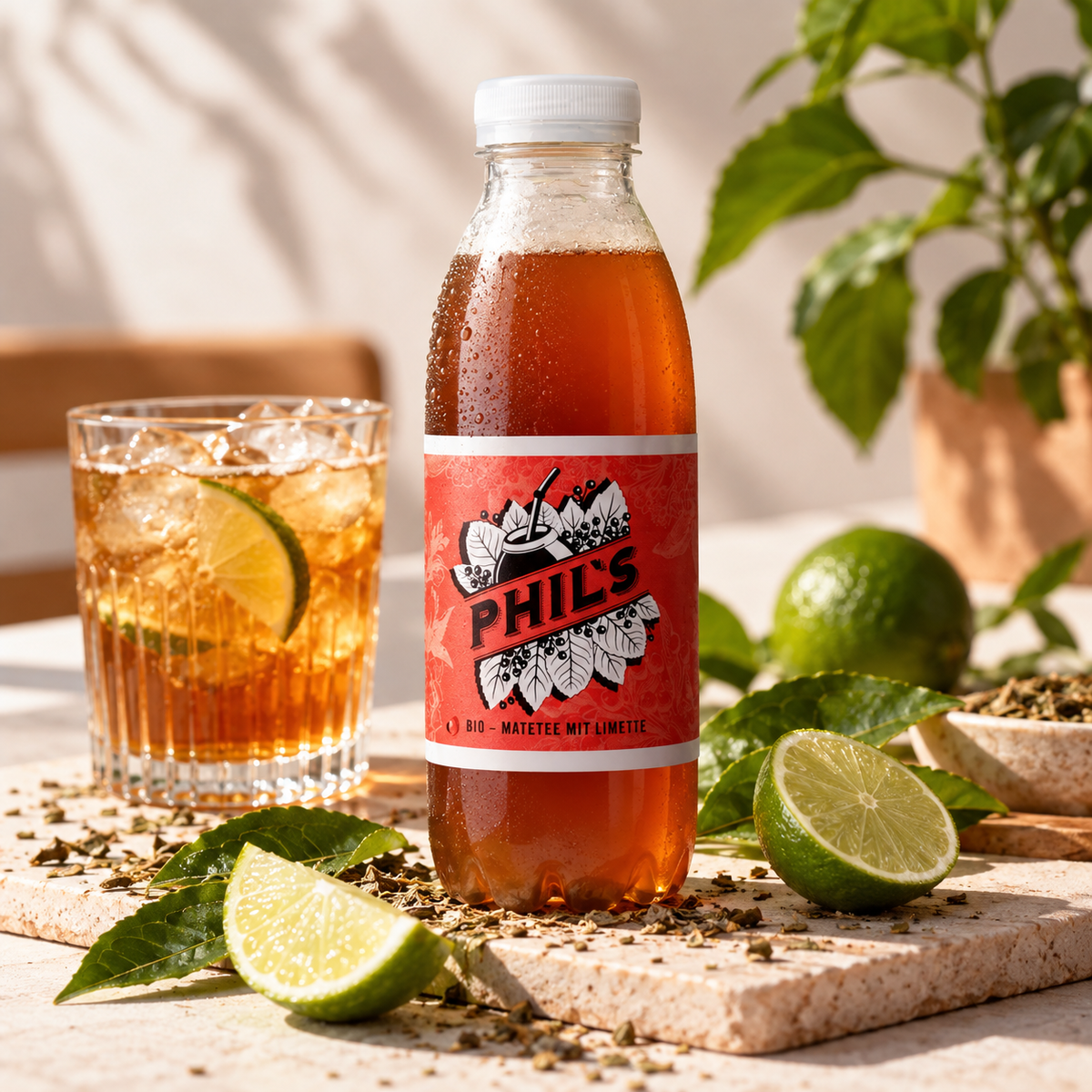 Mate-Tee mit Limette Bio 500ml