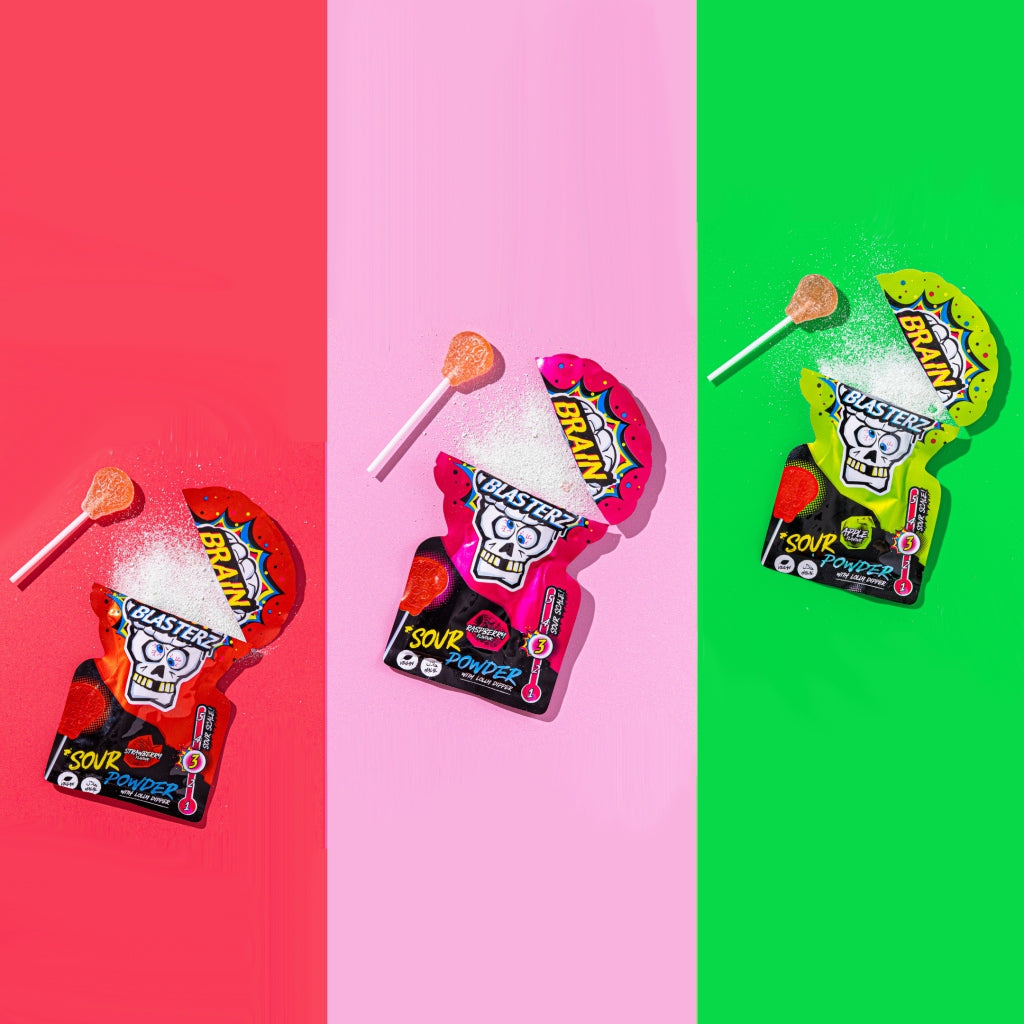 Brain Blasterz Lolly - Strawberry 10g