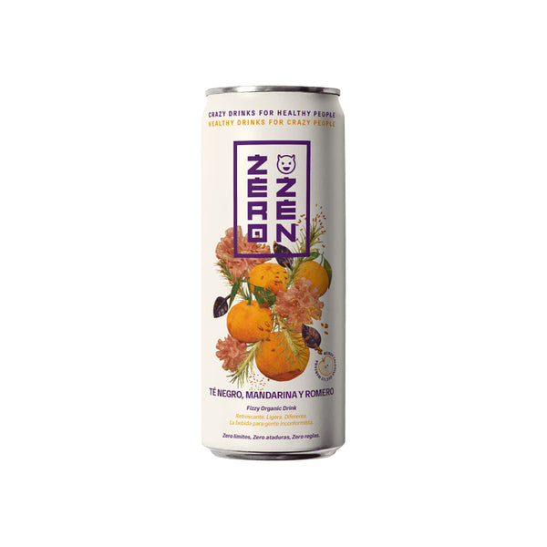 Zerozen Drink Black Tea, Mandarin & Rosemary 330ml