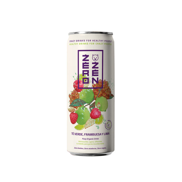 Zerozen Drink Green Tea, Raspberry & Lime 330ml